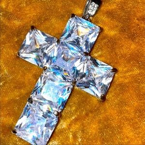 Crystal Cross Medallion